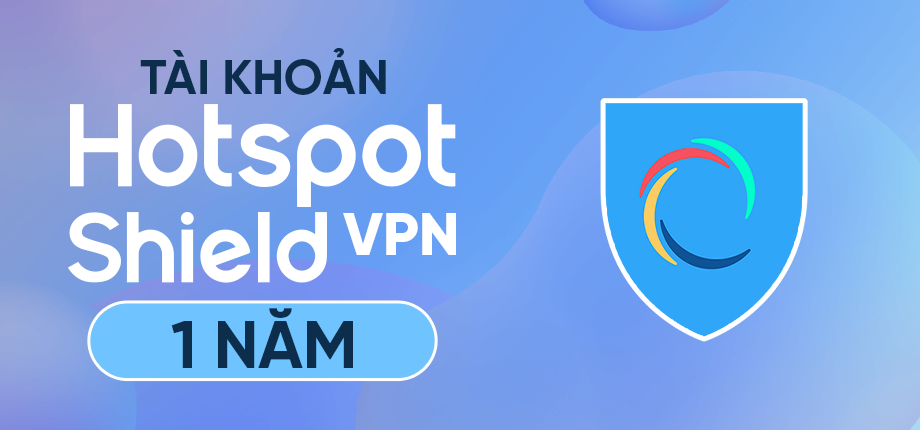 Hotspot Shield VPN 1 năm - Tài khoản